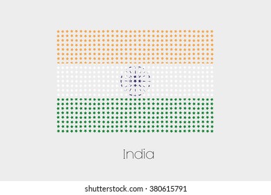 A Flag Illustration of India