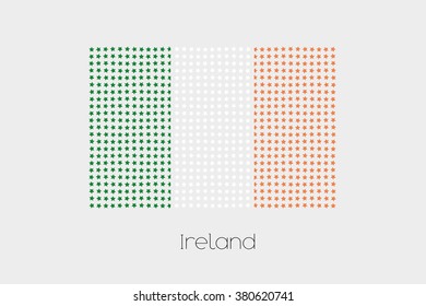 A Flag Illustration of Ireland