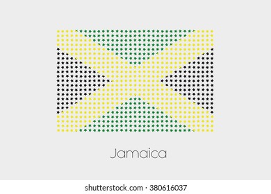 A Flag Illustration of Jamaica