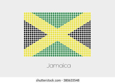 A Flag Illustration of Jamaica