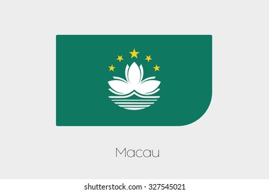 A Flag Illustration of Macau