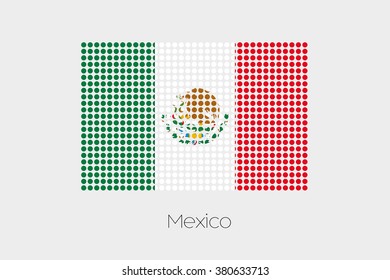A Flag Illustration of Mexico