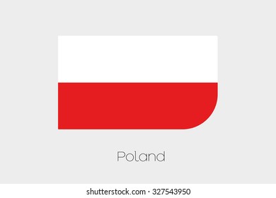 A Flag Illustration of Monaco