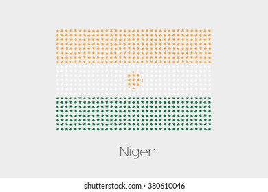 A Flag Illustration of Niger