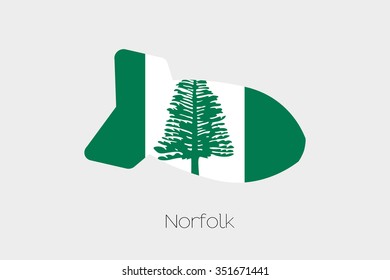 A Flag Illustration of Norfolk