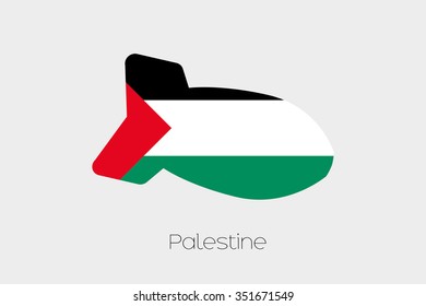 A Flag Illustration of Palestine