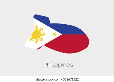 A Flag Illustration of Philippines