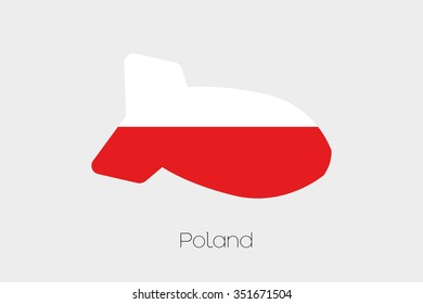 A Flag Illustration of Poland
