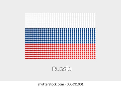 A Flag Illustration of Russia