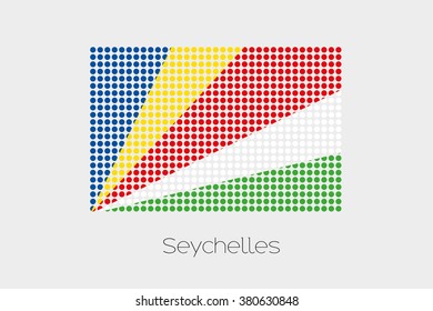 A Flag Illustration of Seychelles