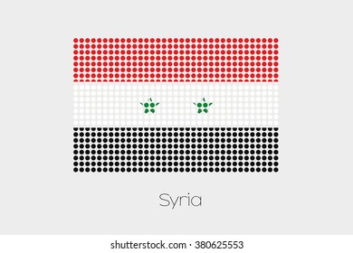 A Flag Illustration of Syria