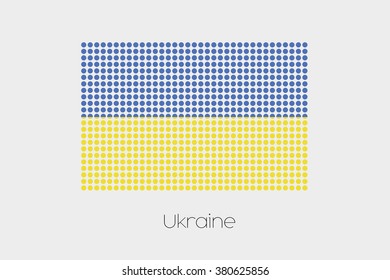 A Flag Illustration of Ukraine