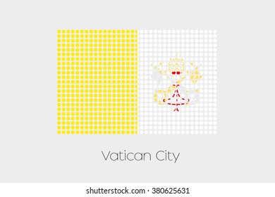 A Flag Illustration of Vatican