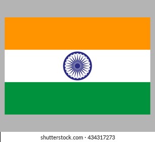 The flag of India