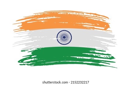 1,860 Flag India Brush Stroke Background Images, Stock Photos & Vectors ...