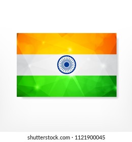 Flag of India. EPS10 vector