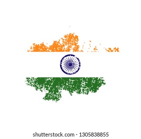 Flag India of the old state