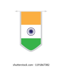 Flag of India on a banner