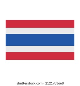 The flag of Indonesia. A country in Southeast Asia. Vector.