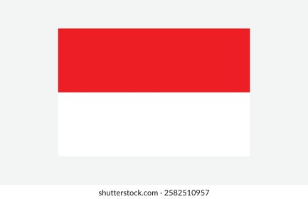 Flag of Indonesia logo vector