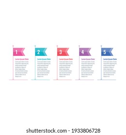 plantilla de infografía de marca. plantilla de información pendiente. plantilla de información de cinco pasos. web, internet, informe anual, plantilla de infografía de revista