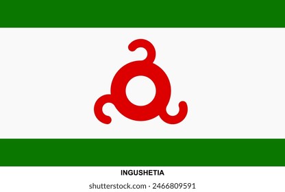 Flag of INGUSHETIA, INGUSHETIA national flag