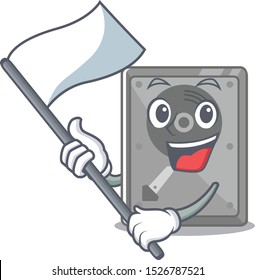 With flag internal hard drive with cartoon shape