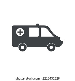Flag of International Committee of the Red Cross. Icon isolated on white background with ambulance. Help people. Protect the world. 
 Humanitarian movement.