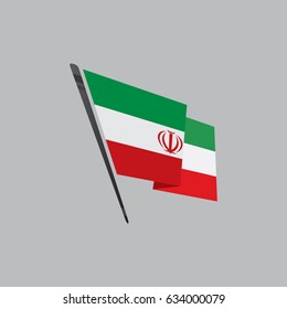 Flag Iran Stock Vector (Royalty Free) 634000079 | Shutterstock