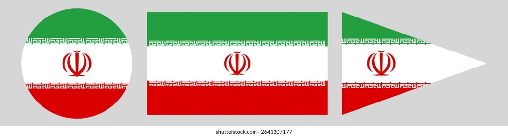 Flag of Iran, Islamic State, , circle, triangle, square flag