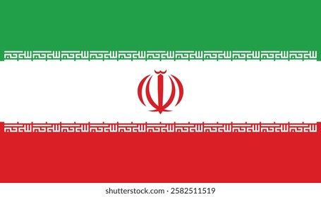 Flag of Iran logo vector