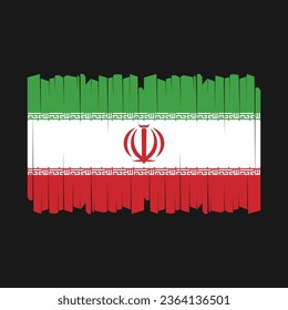 Flag of Iran Vector Illustration
