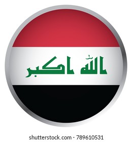 Flag of Iraq (Round icon)
