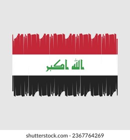 Flag of Iraq Vector Illustration