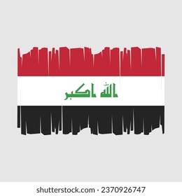 Flag of Iraq Vector Illustration