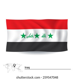 Flag of Iraq - vector illustration