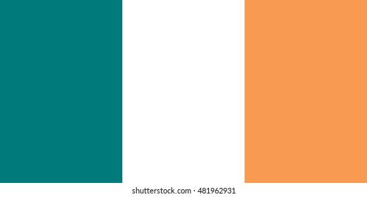 Flag of Ireland (official colors)