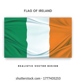 Flag of Ireland - Realistic Vector Design