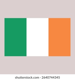 Flag of Ireland Vector Design