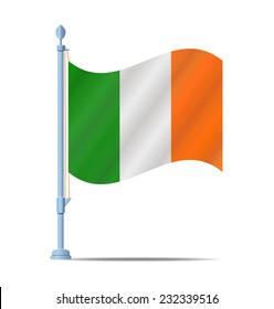 Flag of Ireland vector illustration