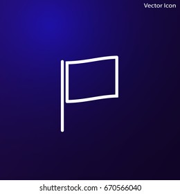 Flag Isolated Flat Icon