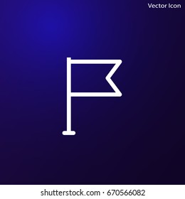 Flag Isolated Flat Icon