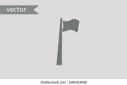 Flag Isolated Flat Web Mobile Icon Vector Sign Symbol