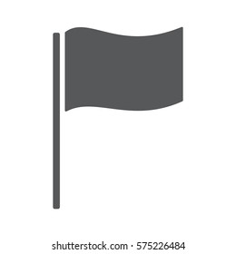 Flag Isolated Flat Web Mobile Icon Vector Sign Symbol Button Element Silhouette