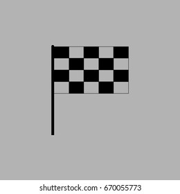 Flag Isolated Flat Web Mobile Icon