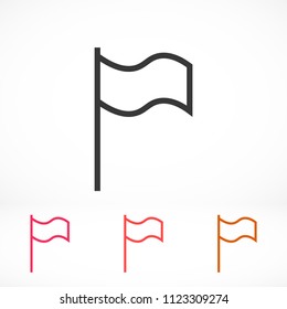 Flag Isolated icon
