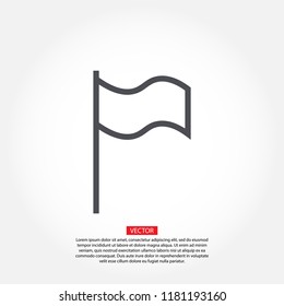 Flag Isolated icon