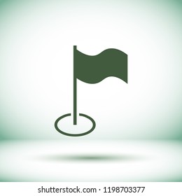 Flag Isolated icon