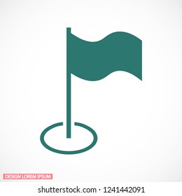 Flag Isolated icon