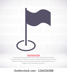 Flag Isolated icon